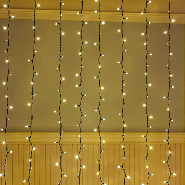 Christmas 500 LED Curtain Lights Waterflow Functions 5x2m Indoor/Outdoor