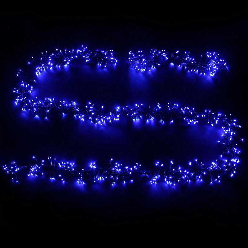 Christmas 1200 LED Fairy Cluster Firecracker Lights High LED Density 24m Length