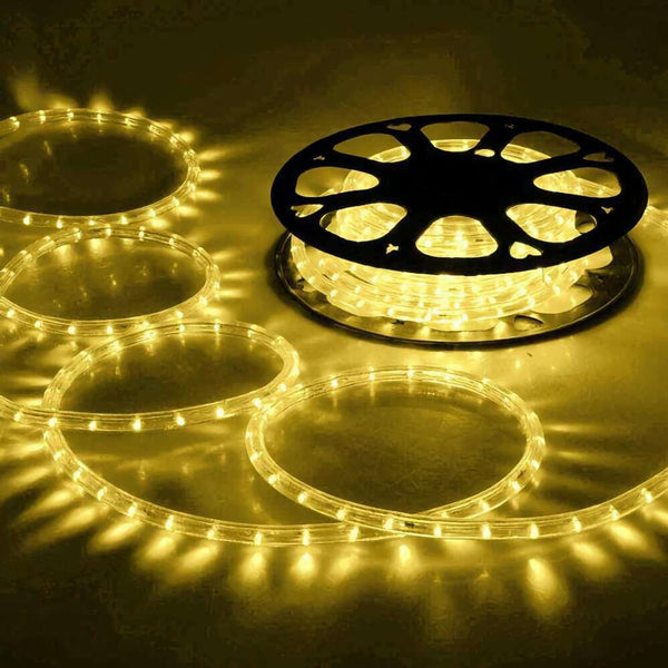 30m Christmas LED Rope Light Animated 8 Function Cool/Warm Outdoor Decoration