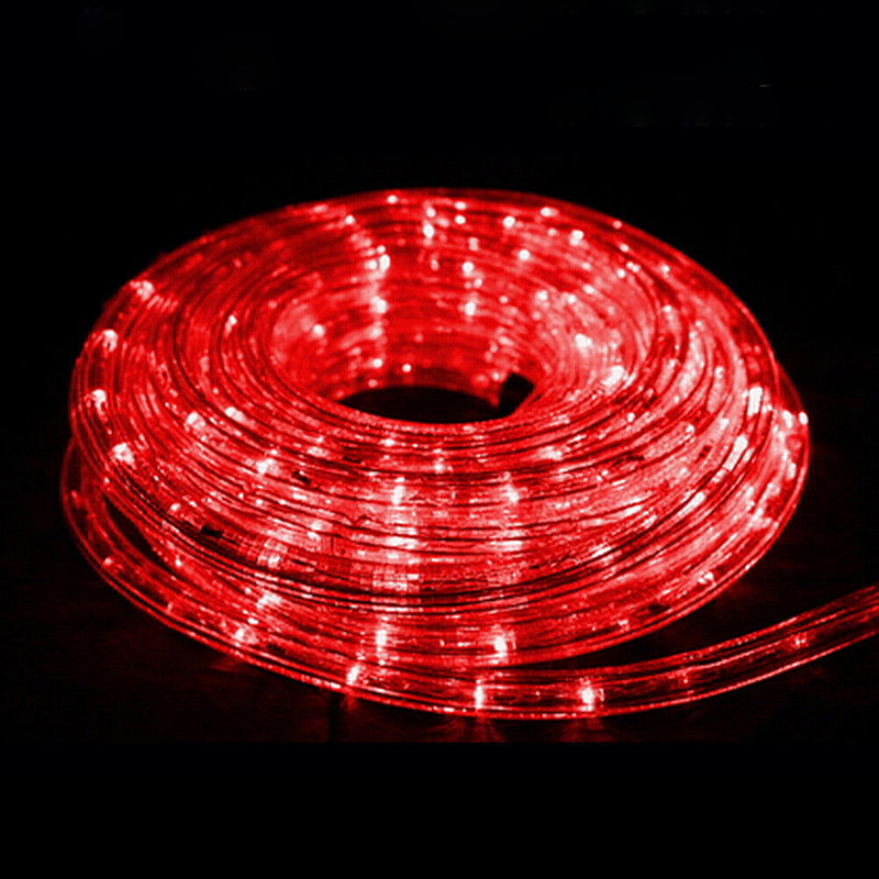30m Christmas LED Rope Light 8 Function Controller Low 12W Wattage Indoor/Outdoor Decoration