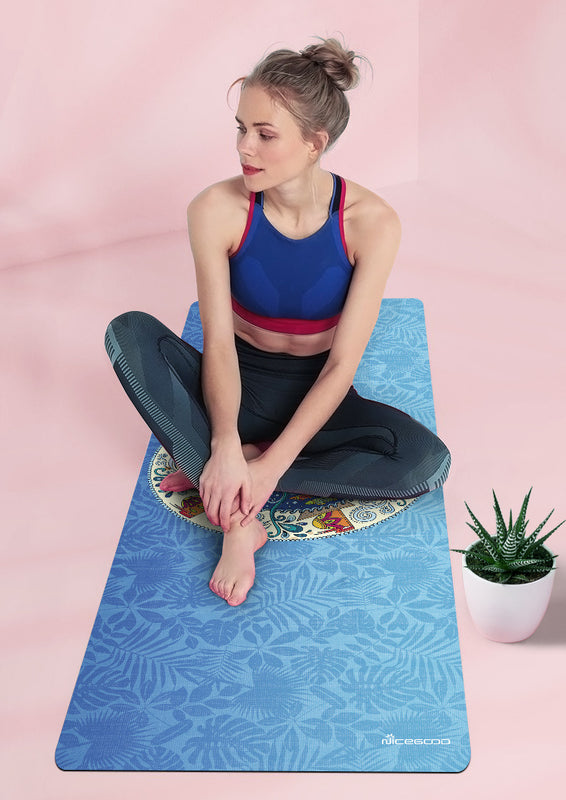 Non Slip Ultra Thin Yoga Mat 1mm For Advanced Users Eco-Friendly 178x61cm