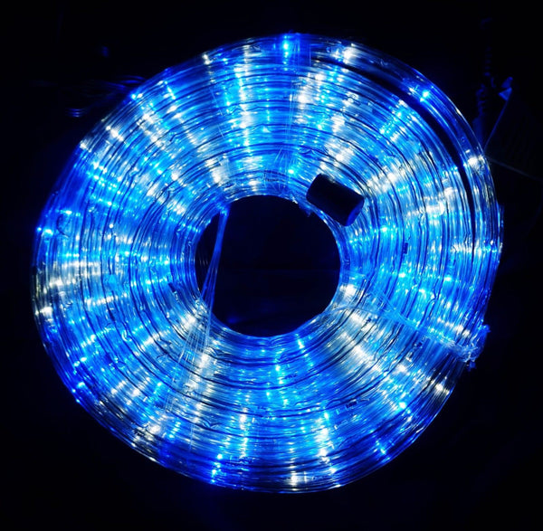 Christmas 10m LED Rope Light 8 Colours Low Wattage 8 Function Controller