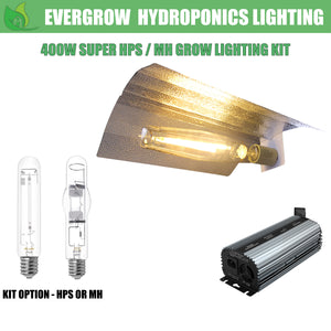 EverGrow 400W HPS/MH Grow Light Kit Includes Reflector Ballast