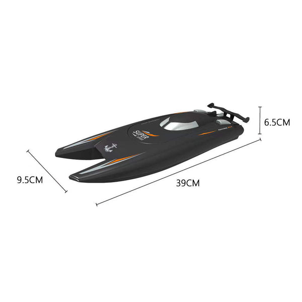 Poseidon 39cm Electric RC Boat High Speed Racing Boat Toy Dual Motor 25km/h 2.4Ghz