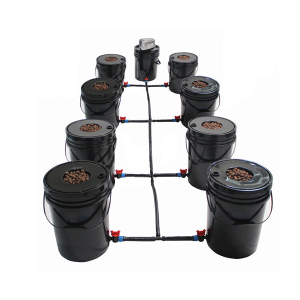EverGrow 9x DWC 20L Buckets Aerated System Kit For Hydroponic Grow Tent