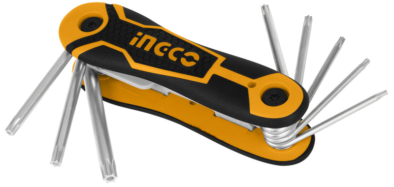 INGCO 8 Pcs Pocket Torx Keys