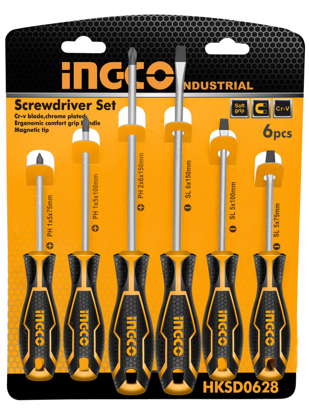 INGCO 6 Pcs Screwdrivers Set