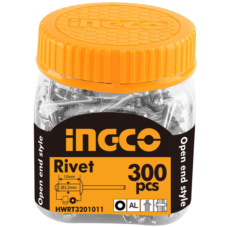 INGCO 300 Pcs 3.2x10mm Rivet