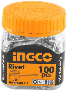 INGCO 100 Pcs 4.8x16mm Rivet