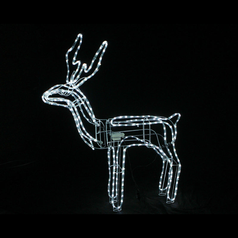 3D LED Christmas Motif Motorised Buck Reindeer Indoor/Outdoor