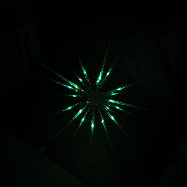 160 LED Digitally Controlled Burst Star Fireworks 100cm Indoor Display