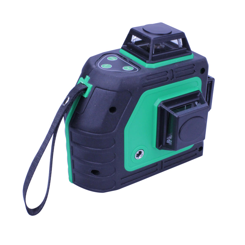 Borka 12 Lines 3D Green Laser Level Full 360° Automatic Self Levelling Kit IP54