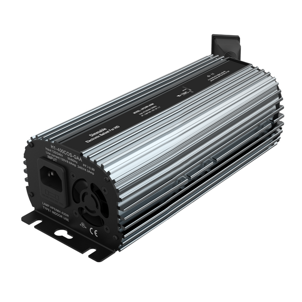 Fan Cooled Dimmable Electronic Ballast 400W HPS/MH Compatible