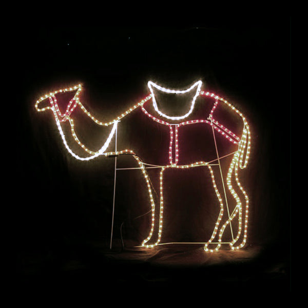 Christmas LED Motif Standing Camel 120x100cm Indoor Outdoor Display Sign