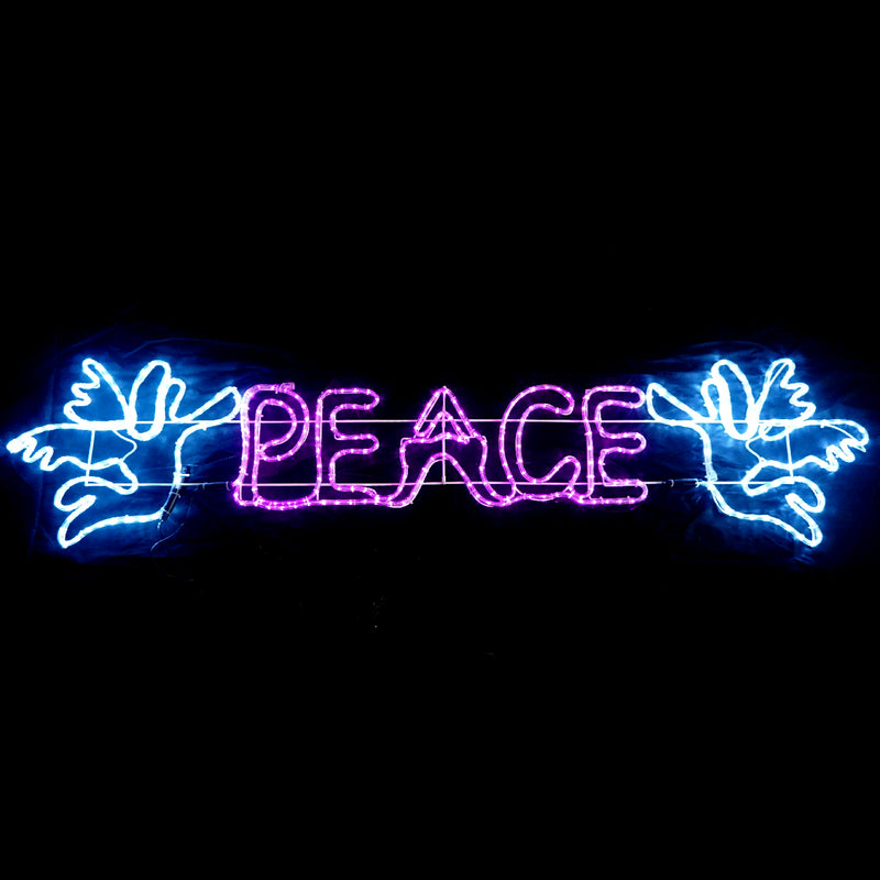 Christmas LED Motif Angel of Peace 182x41cm Outdoor Display