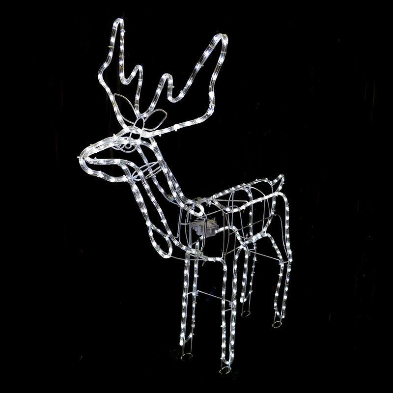 3D LED Christmas Motif Motorised Buck Reindeer Indoor/Outdoor