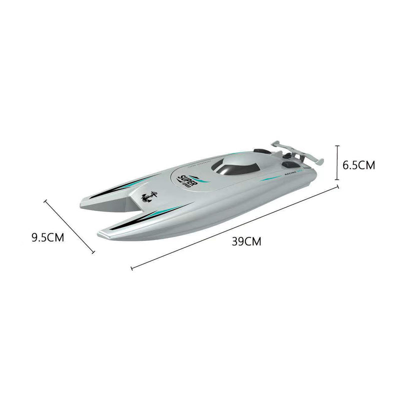 Poseidon 39cm Electric RC Boat High Speed Racing Boat Toy Dual Motor 25km/h 2.4Ghz