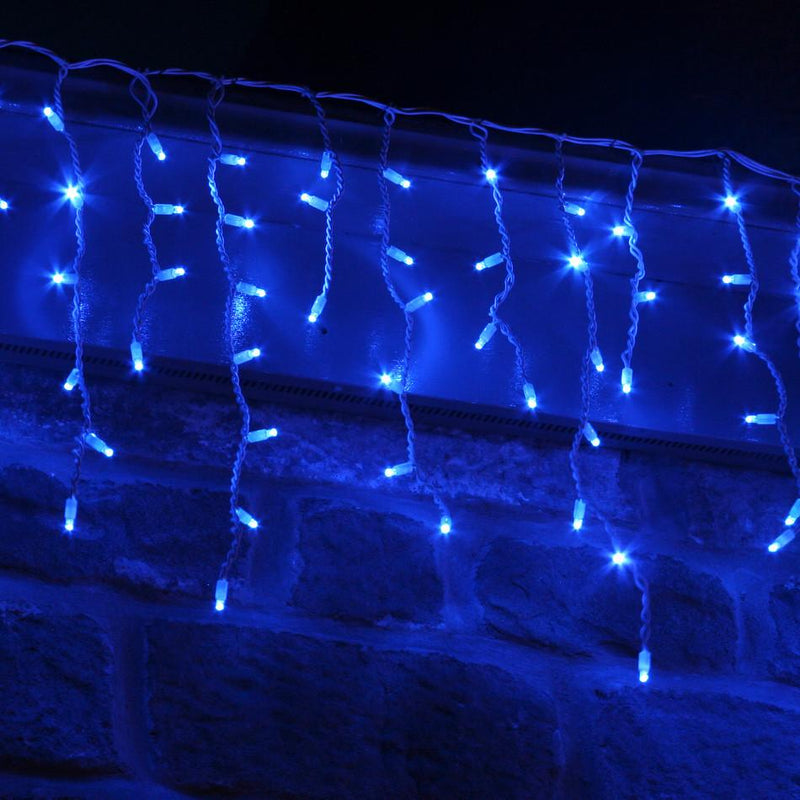Icicle Lights 500 LED Christmas Events Decorations 8 Function 20m Long Indoor/Outdoor