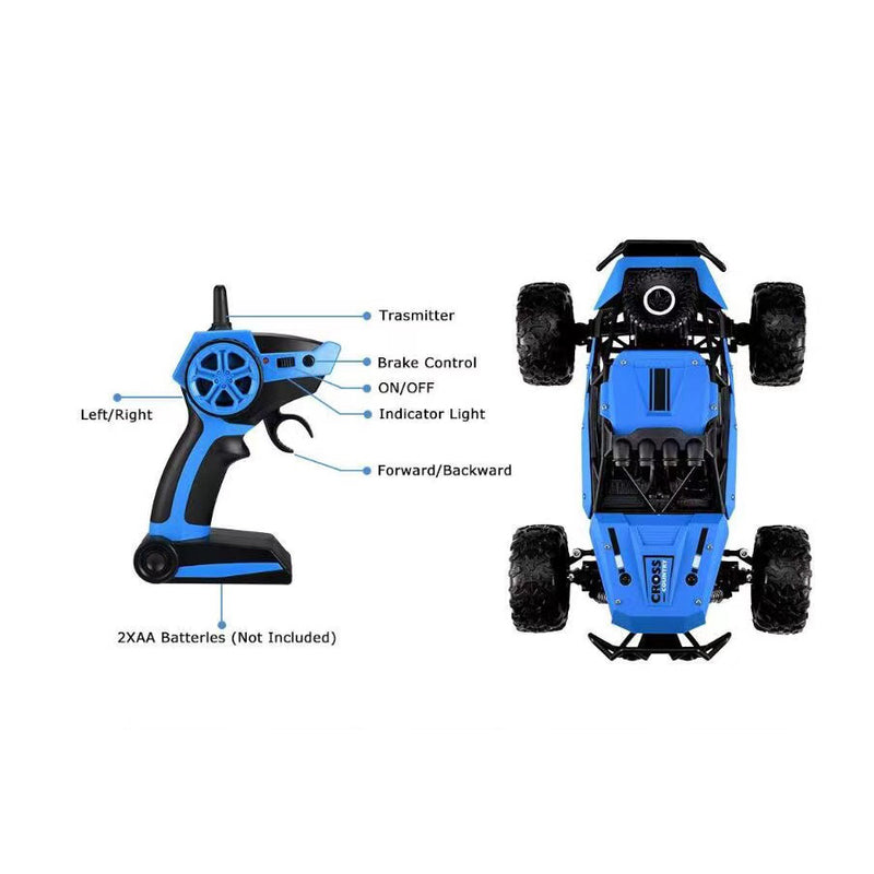 Electric RC 4WD Jeep Vehicle Toy Remote Control Car 2.4Ghz