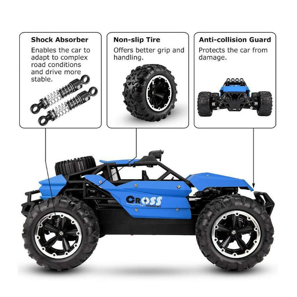 Electric RC 4WD Jeep Vehicle Toy Remote Control Car 2.4Ghz