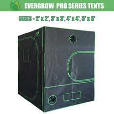 EverGrow Pro Series Hydroponics Grow Tent Size 60x60cm to 150x150cm (Tent Only)
