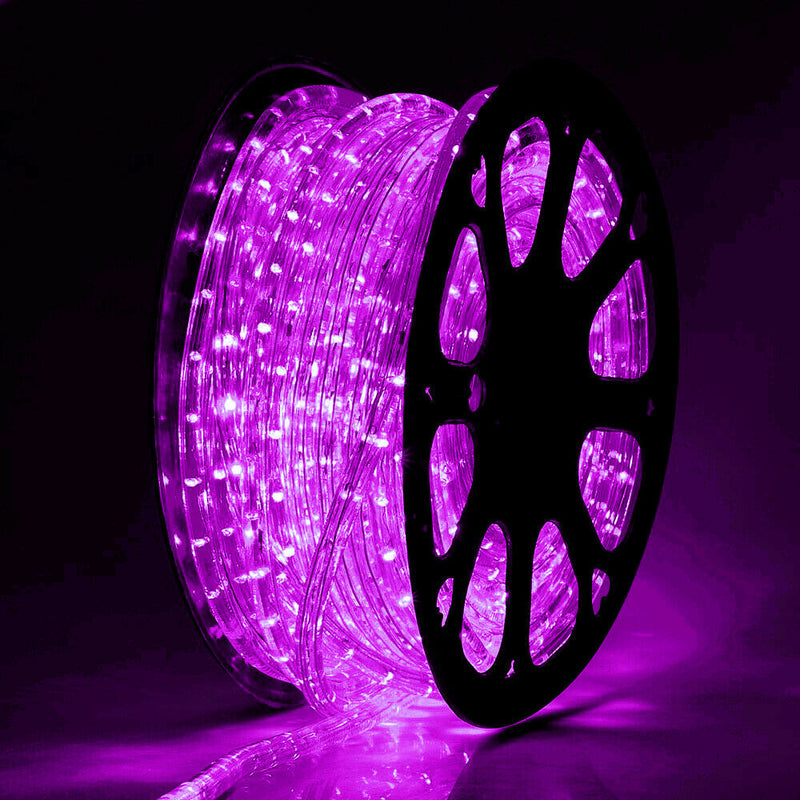 Single Length 50m LED Rope Light with 8 Functions Available in 6 Different Colours
